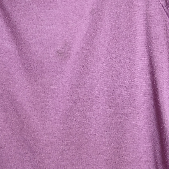 (#330) Woman's Love Me Kiss Me Purple Wrap Over Front Top Size Small - Picture 13 of 16